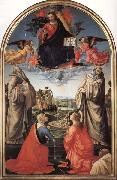 Domenicho Ghirlandaio Christus in der Gloriole mit den Heiligen Bendikt,Romuald,Attinea und Grecinana china oil painting artist